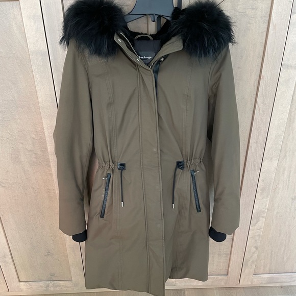 Size small Mackage winter jacket, forest green. - Picture 2 of 6